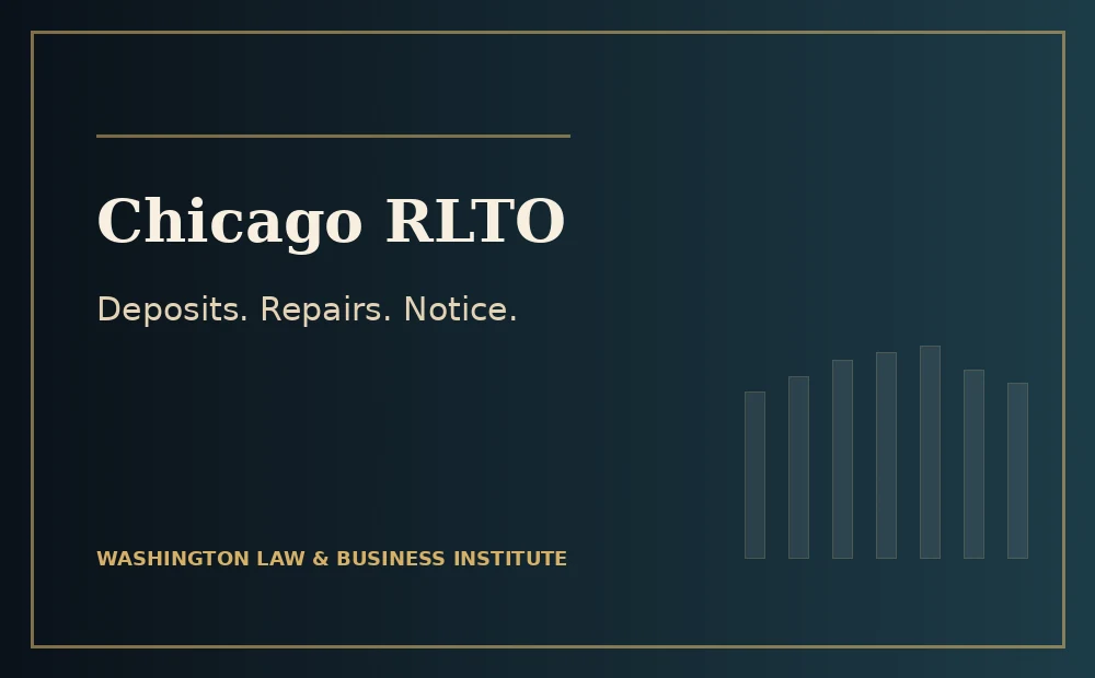 Chicago RLTO Security Deposits: Receipts, Interest, Deductions, and the 45-Day Rule
