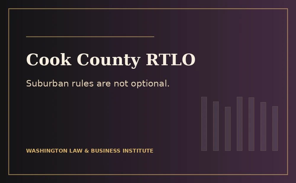 Cook County RTLO: Suburban Rentals Are Not Lawless Territory