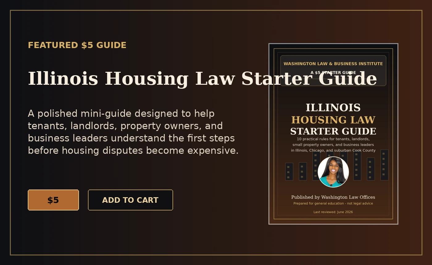 Illinois Housing Law Starter Guide product graphic